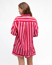 Load image into Gallery viewer, RED RENATA STRIPE SHIRT
