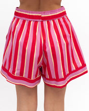 Load image into Gallery viewer, RED RENATA STRIPE SHORTS
