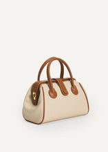 Load image into Gallery viewer, CAMILLE HANDLE BAG - ALMOND CARAMEL

