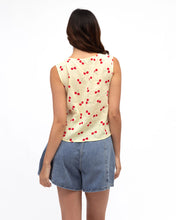 Load image into Gallery viewer, CHERRY PLEATED TOP
