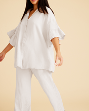 Load image into Gallery viewer, Emilia Shirt Dress BTL - White
