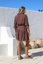 Load image into Gallery viewer, Chocolate Polka Dot Dress
