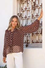 Load image into Gallery viewer, Georgette Ruffle Trim Top
