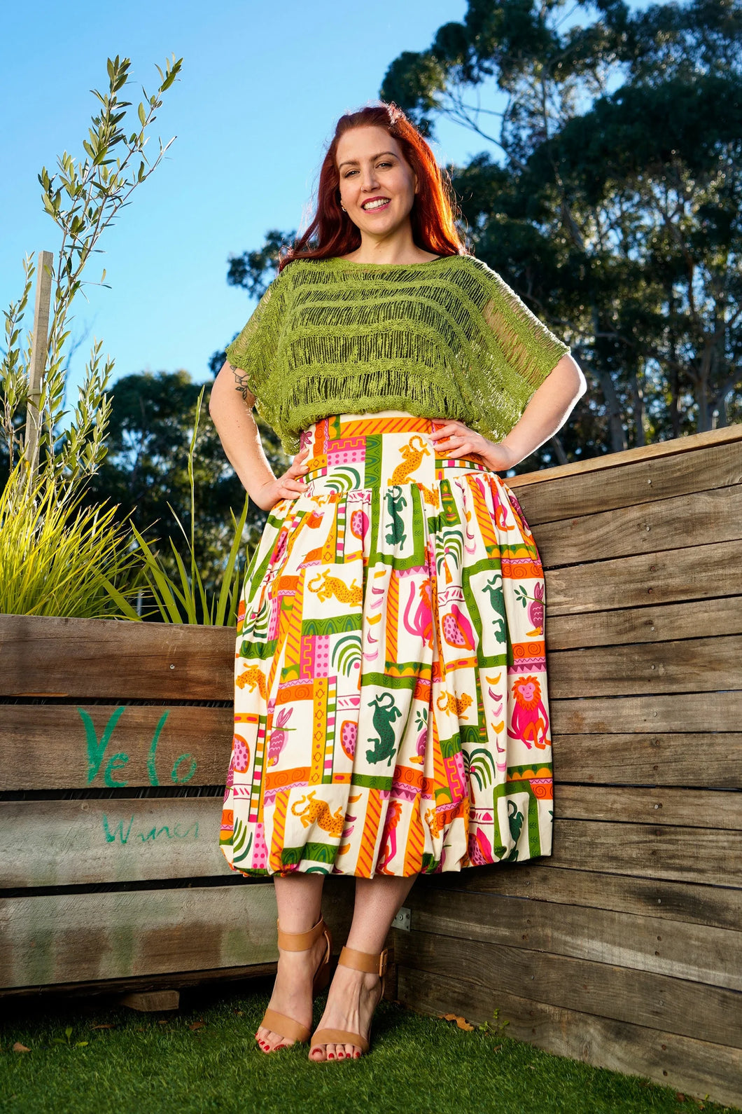 Ebony Midi Skirt