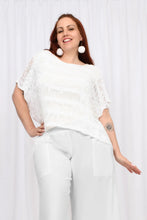 Load image into Gallery viewer, Freya Popcorn Top - White
