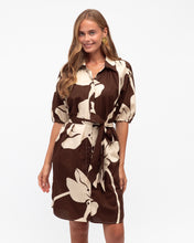 Load image into Gallery viewer, Chocolate Bloom Short Dress

