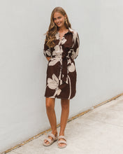 Load image into Gallery viewer, Chocolate Bloom Short Dress
