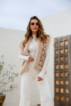 Load image into Gallery viewer, Sierra Fur Trim Vest - Tan
