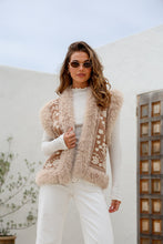 Load image into Gallery viewer, Sierra Fur Trim Vest - Tan
