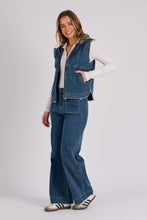 Load image into Gallery viewer, Zip Through Vest - Mid Blue
