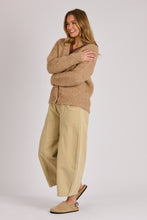 Load image into Gallery viewer, Cord Barrel Leg Pant- Stone
