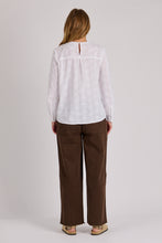 Load image into Gallery viewer, Willow Smocked Blouse - White
