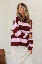 Load image into Gallery viewer, Brady Knit Jumper - Wine / pink
