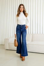 Load image into Gallery viewer, Dark Wash Patch Pocket Jeans
