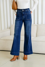 Load image into Gallery viewer, Dark Wash Patch Pocket Jeans
