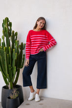 Load image into Gallery viewer, Crew Neck Stripe Jumper

