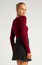 Load image into Gallery viewer, Front Twist Neckline Knit Top
