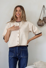 Load image into Gallery viewer, Sawyer Knit Cardi - Latte / Choc

