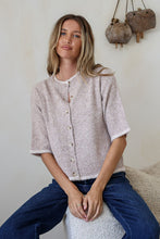 Load image into Gallery viewer, Sawyer Knit Top - Mocha/ White
