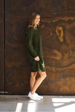 Load image into Gallery viewer, ESCOBAR KNIT DRESS- Olive
