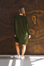 Load image into Gallery viewer, ESCOBAR KNIT DRESS- Olive
