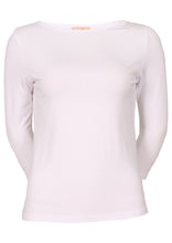 Load image into Gallery viewer, Boat Neck Top White
