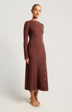 Load image into Gallery viewer, Asymmetric Button Up Hem Details Knit Dress
