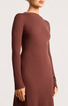 Load image into Gallery viewer, Asymmetric Button Up Hem Details Knit Dress
