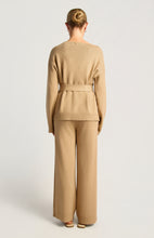 Load image into Gallery viewer, Boat Neckline Relax Fit Knit Top - Camel
