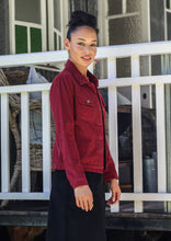 Load image into Gallery viewer, Corduroy Jacket Cabernet
