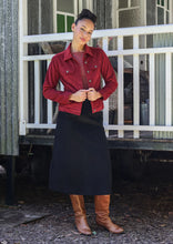 Load image into Gallery viewer, Corduroy Jacket Cabernet
