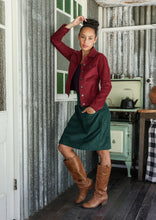 Load image into Gallery viewer, Corduroy Jacket Cabernet
