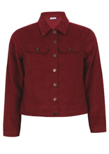 Load image into Gallery viewer, Corduroy Jacket Cabernet
