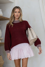 Load image into Gallery viewer, Tilly Knit Jumper - Maroon
