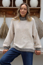 Load image into Gallery viewer, Tilly Knit Jumper - Latte/ Chocolate
