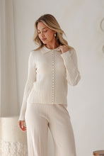 Load image into Gallery viewer, Darling Mayfair Rib Knit Top – Ivory
