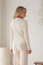 Load image into Gallery viewer, Darling Mayfair Rib Knit Top – Ivory
