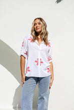 Load image into Gallery viewer, Sangria Shirt Daisy - White
