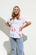 Load image into Gallery viewer, Sangria Shirt Daisy - White
