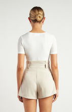 Load image into Gallery viewer, Sheer Neckline Detail Knit Top
