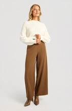 Load image into Gallery viewer, Gradient Cable Knit Textured Sweater - White
