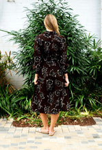 Load image into Gallery viewer, DUNCAN MIDI DRESS -BROWN PRINT
