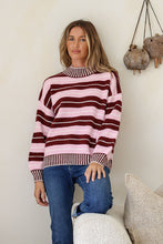 Load image into Gallery viewer, Tilly Knit Jumper - Wine / pink
