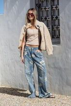 Load image into Gallery viewer, Flower Woodstock Barrel Jeans
