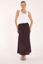 Load image into Gallery viewer, Harper Skirt - Chocolate Blue Spot
