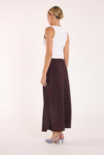 Load image into Gallery viewer, Harper Skirt - Chocolate Blue Spot
