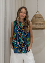 Load image into Gallery viewer, Camille Top Peacock
