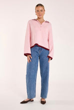 Load image into Gallery viewer, Feather &amp; Noise – Ember Knit | Pink Burgundy
