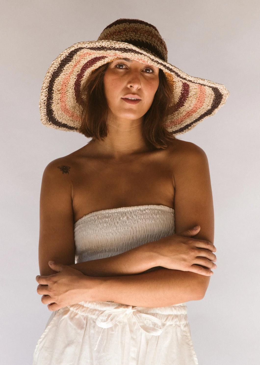 JANIS WIDE BRIM HAT // SAMBA