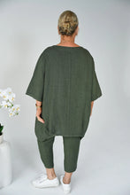 Load image into Gallery viewer, Cosimo Linen Top – Khaki
